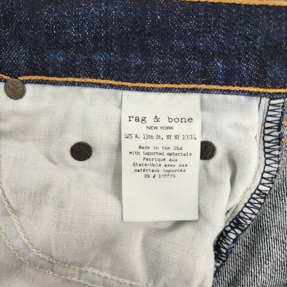 Rag & Bone Dre Slim Fit Boyfriend Frayed Hem in Yesler 27 - Picture 9 of 9
